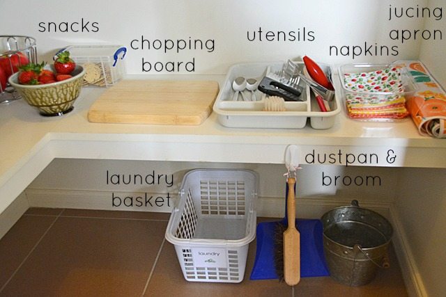 Lunchboxes and a Montessori style Kitchen 1